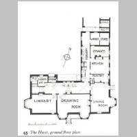Lethaby, The Hurst, ground floor plan, Peter Davey,  Arts and Crafts Architecture,.jpg